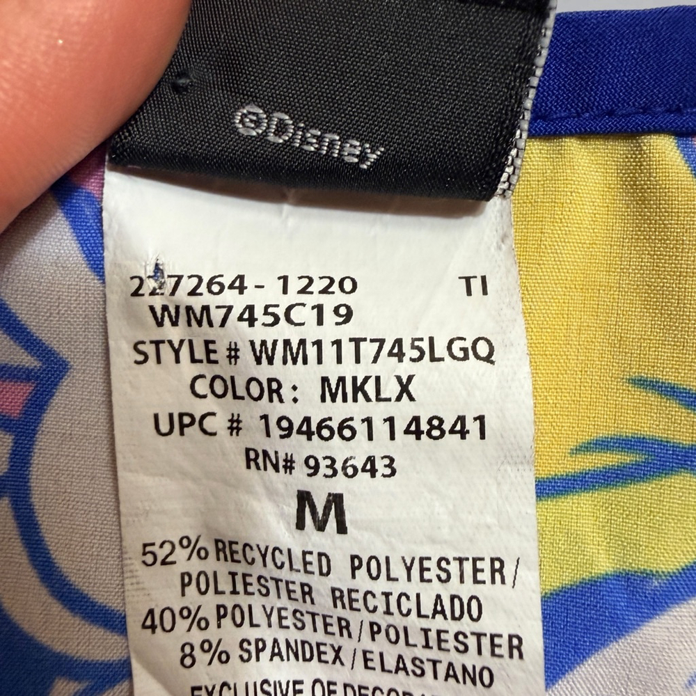 Disney Scrub Top Women’s M Mickey Minnie Pluto V-Neck Pockets Nurse Medical - Picture 2 of 13